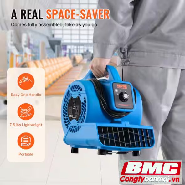 Ứng dụng của máy thổi sàn trong các ngành công nghiệp