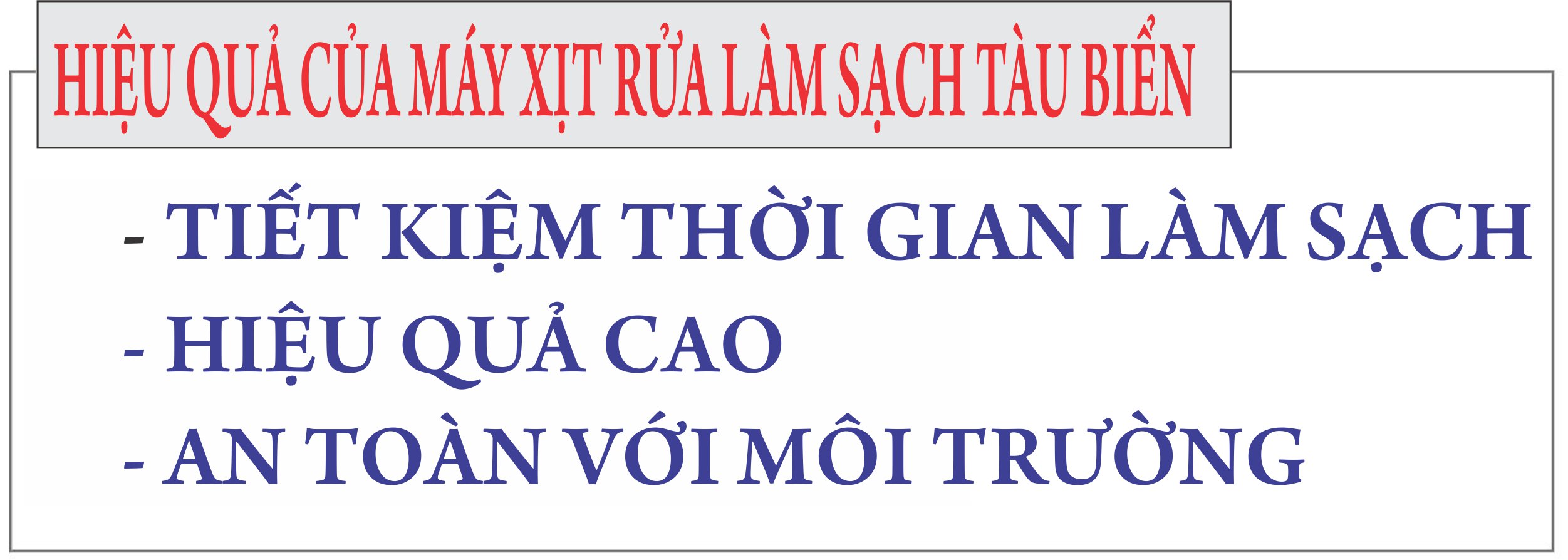 ứng dụng máy xịt rửa tàu biển