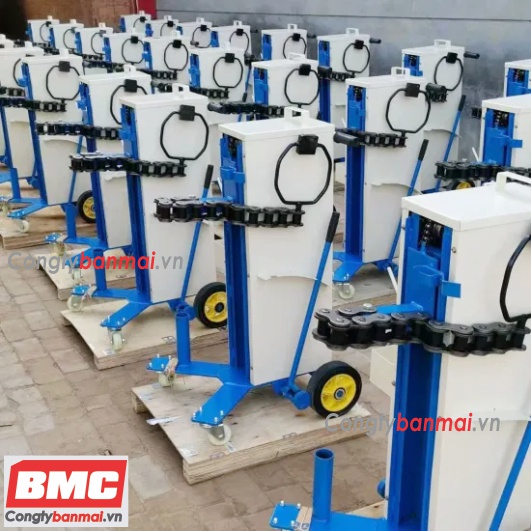 Hình ảnh sản xuất xe treo súng bắn ốc 1 inch