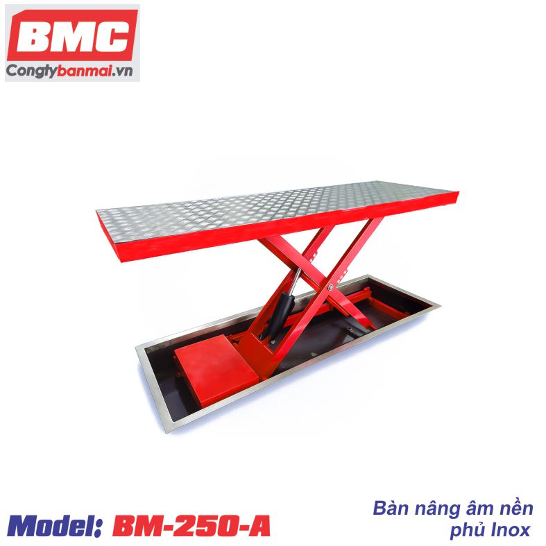 Bàn nâng xe máy âm nền BM-250-A