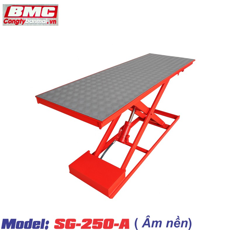 Bàn nâng xe máy lắp âm nền SG-250-A
