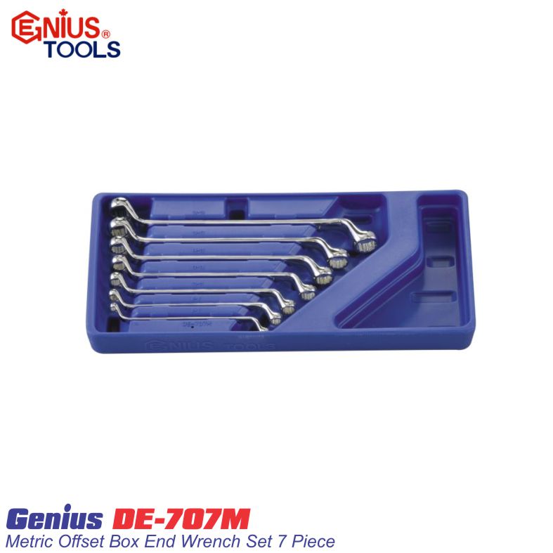 Bộ cờ lê 2 đầu tròng 7 chi tiết Genius DE-707M