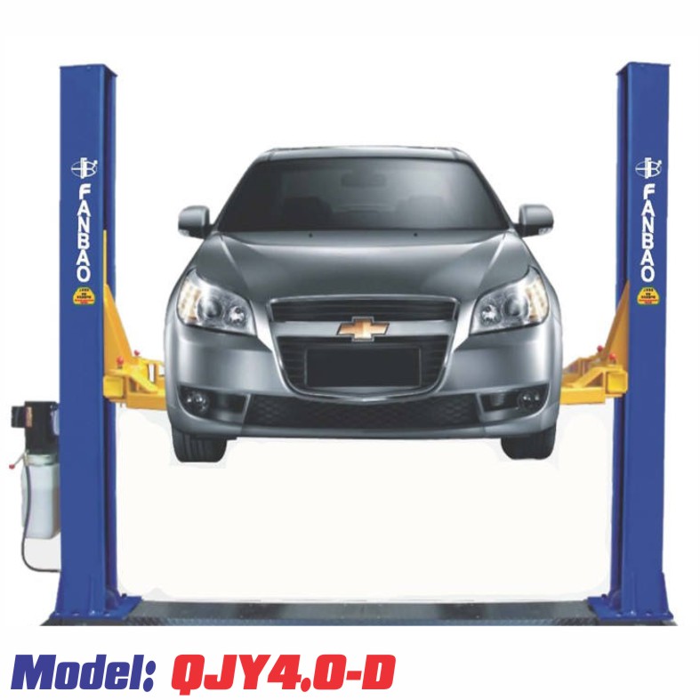Hình ảnh cầu nâng 2 trụ 4 tấn giằng dưới FANBAO QJY4.0-D
