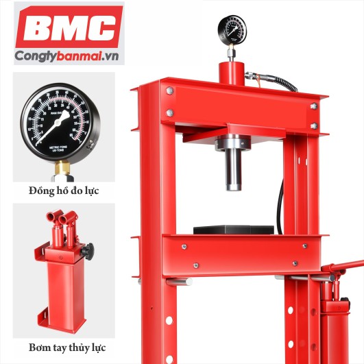 Cấu tạo máy ép thủy lực 30 tấn AT-0730A
