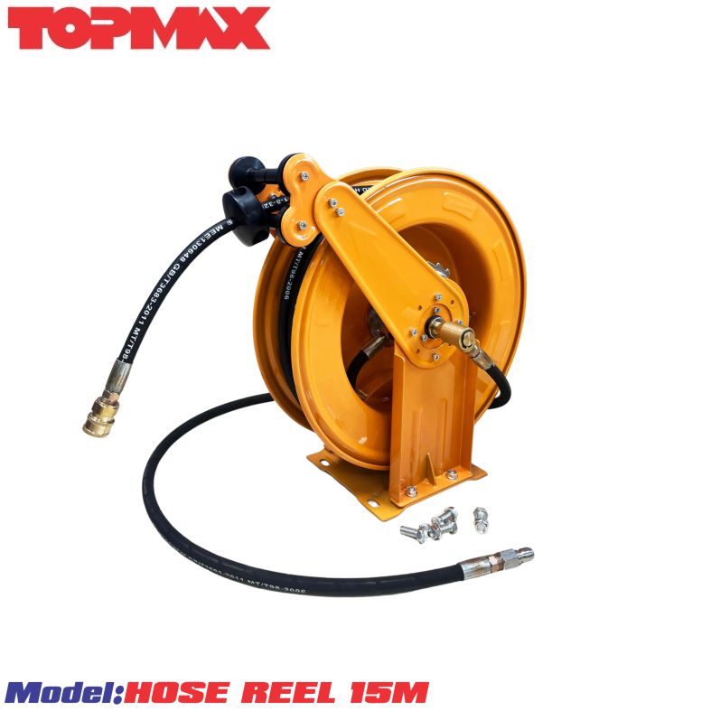 Cuộn dây rửa xe tự rút 2 lõi Topmax dài 15 mét