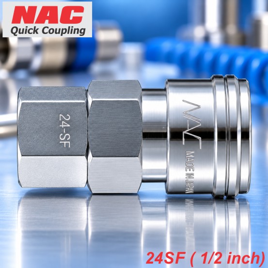 Cút nối nhanh NAC 24SF ren trong 1/2"