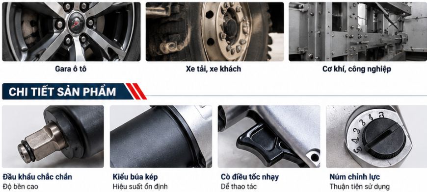 Đặc điểm súng TP-1600P