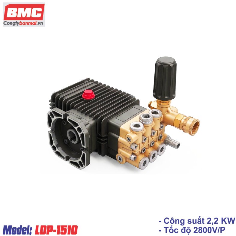 Đầu bơm rửa xe cao áp Tajino LDP-1510 công suất 2,2 KW