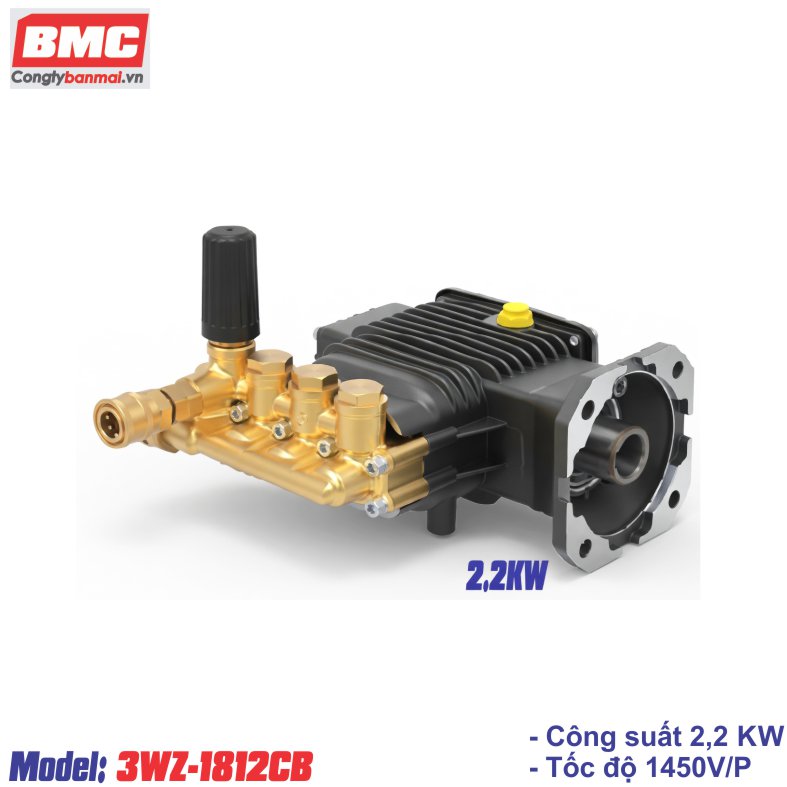 Đầu bơm rửa xe JETTA 3WZ-1812CB Công suất 2,2KW