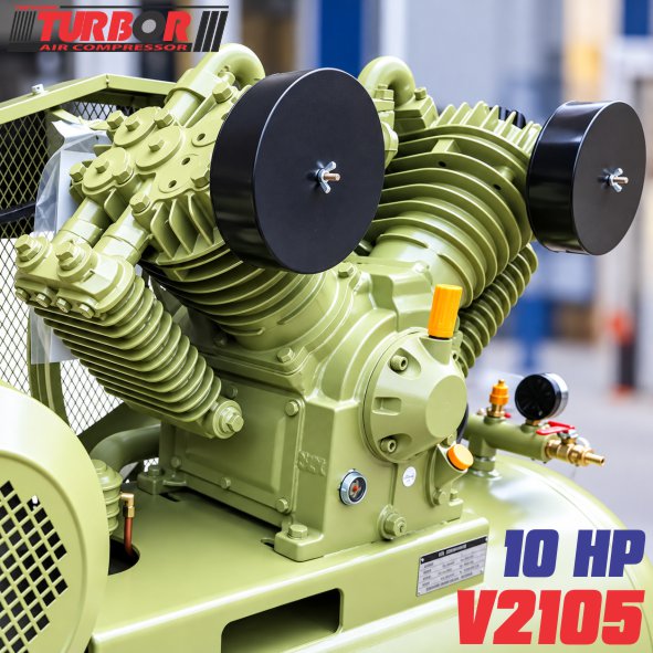 Đầu nén khí Piston 2 cấp 10HP V2105