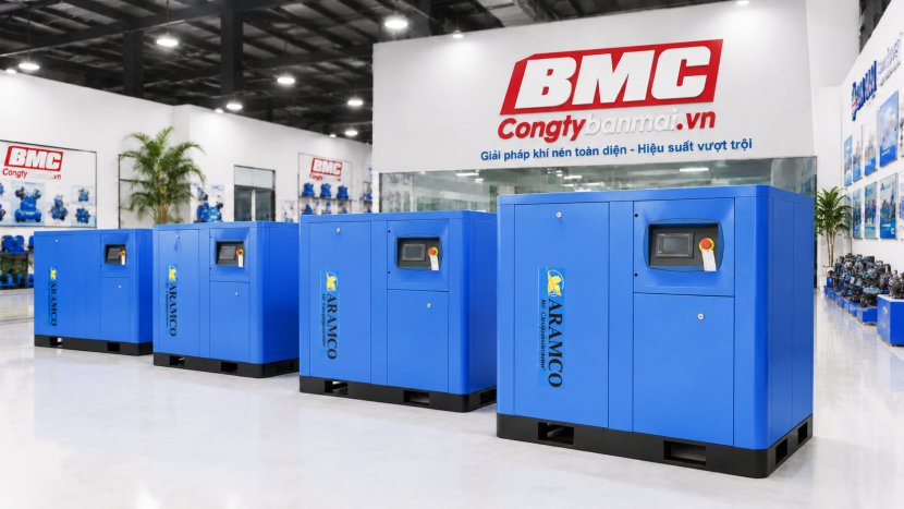 Địa chỉ uy tín mua máy nén khí trục vít Aramco