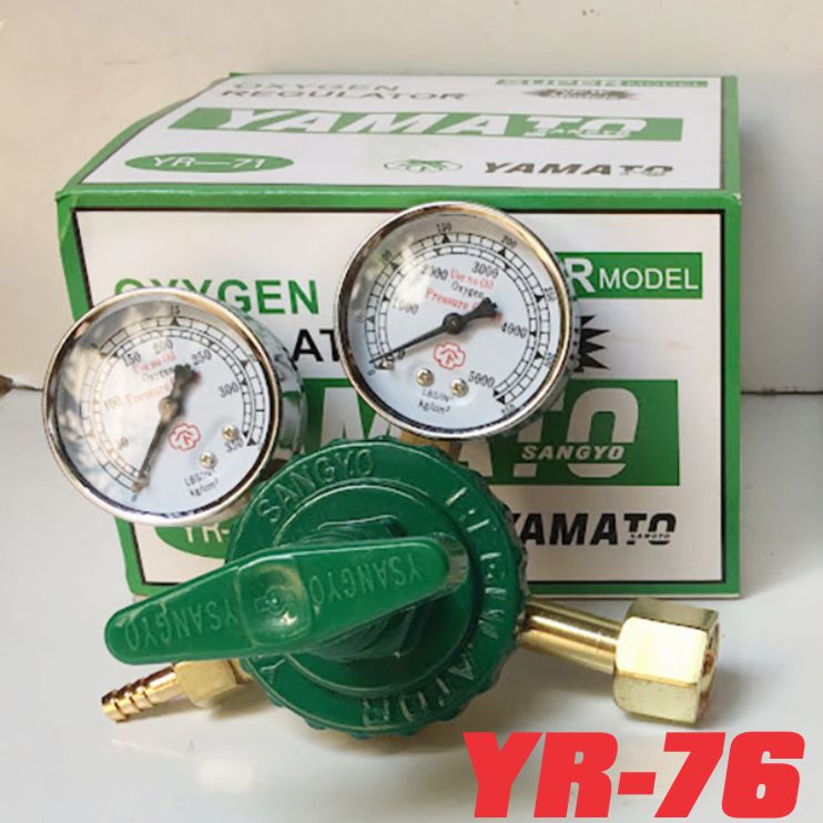 Hình ảnh đồng hồ gió đá oxy Yamato HOVU YR-76