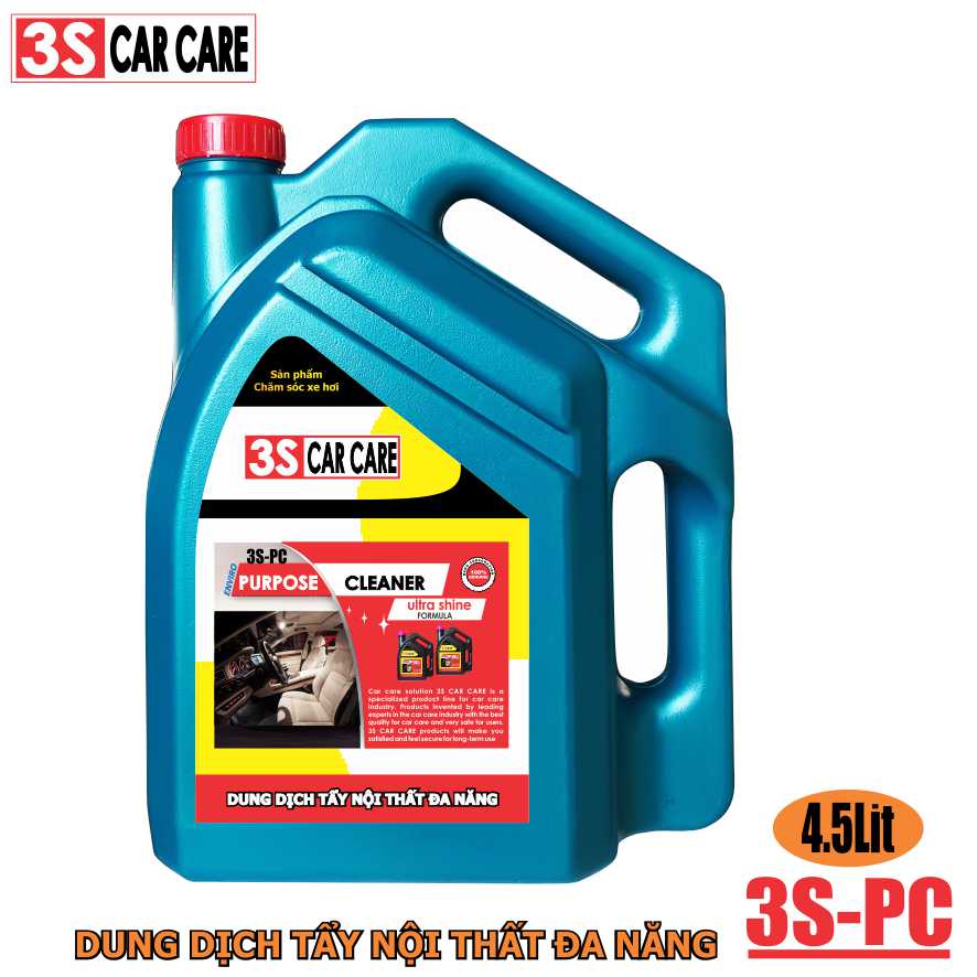 Dung dịch tẩy nội thất 3S CAR CARE 4,5 lít