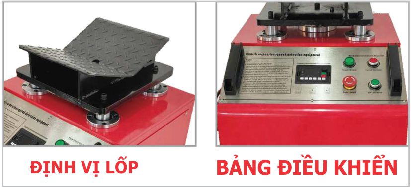 hình ảnh của máy tạo rung lắc kiểm tra tiếng ồn hệ thống treo khung gầm xe ô tô du lịch PL-YS100