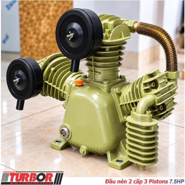 Hình ảnh đầu nén 2 cấp 7,5 ngựa