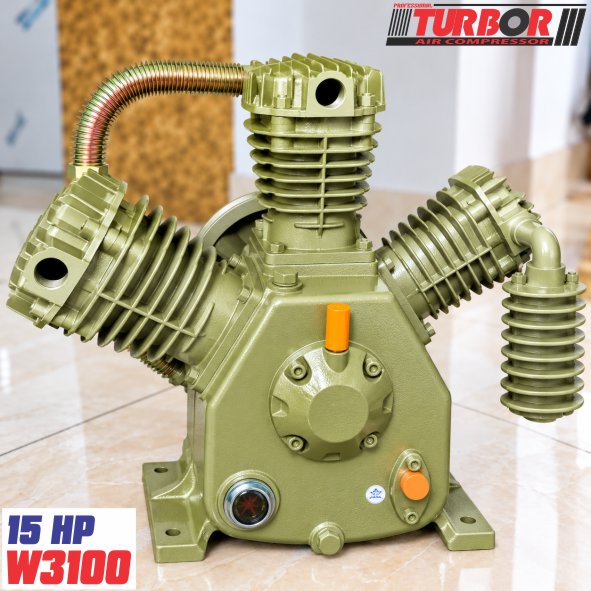 Hình ảnh đầu nén khí 2 cấp 15hp w3100