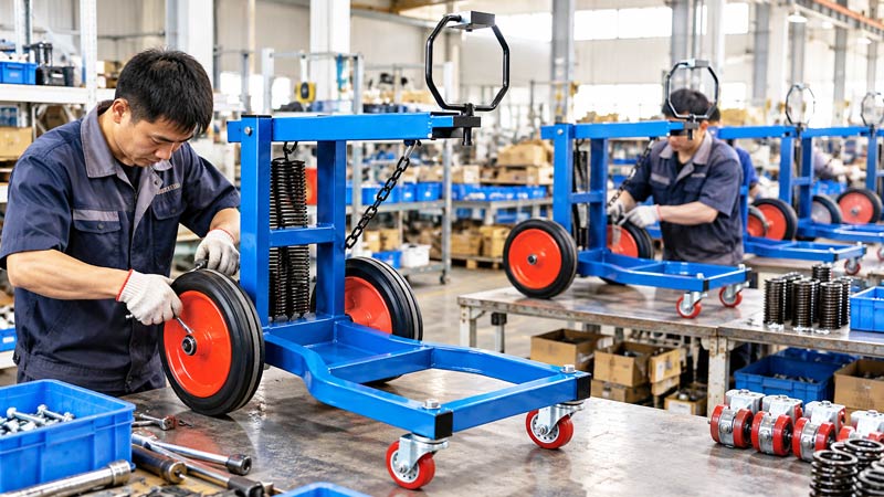 Hình ảnh gia treo súng bắn bu lông TJ-10 tại nhà máy