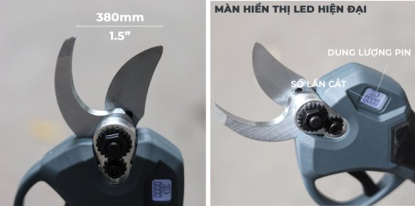 hình ảnh kéo cắt cành chạy Pin cầm tay Workfix WF-CP30BL