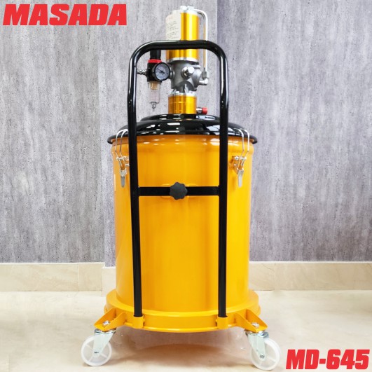 Hình ảnh máy bơm mỡ bò dùng hơi 45 lít Masada MD-645