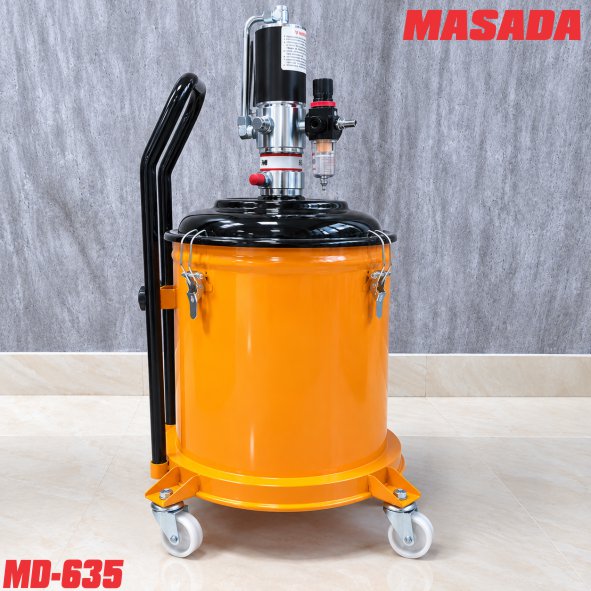 Hình ảnh máy bơm mỡ khí nén 35 lít Masada MD-635