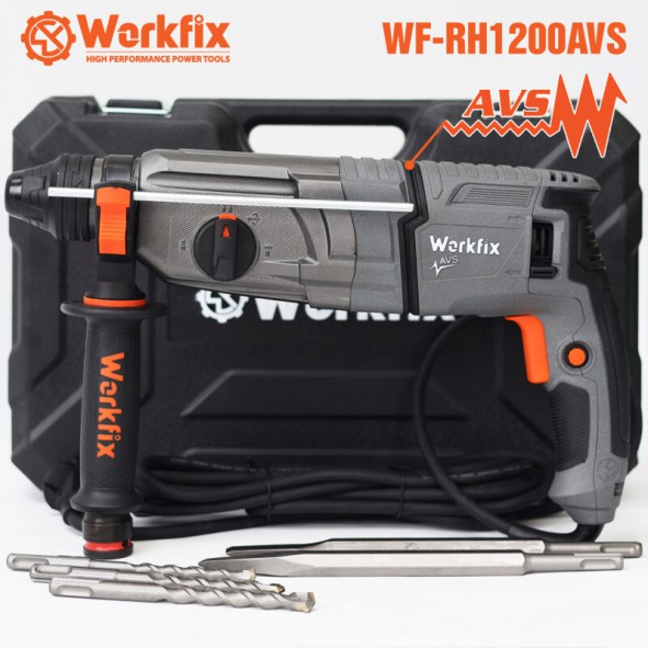 Hình ảnh máy khoan bê tông điện Workfix WF-RH1200AVS
