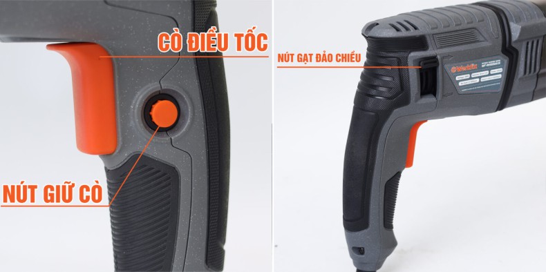 Hình ảnh máy khoan bê tông Workfix WF-RH1200AVS