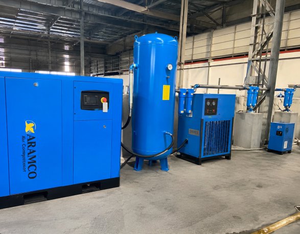 Hình ảnh máy nén trục vít biến tần Aramco HD-22VSD