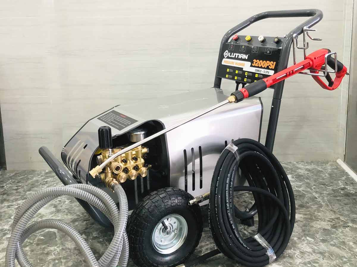 Hình ảnh máy rửa xe cao áp 5.5 Kw Lutian 20M32-5.5T4