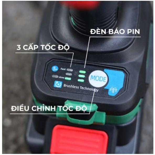 Hình ảnh máy siết bu lông dùng pin 1/2 inch Workfix WF-IW470N