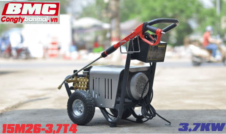 Hình ảnh máy xịt rửa xe áp lực cao Lutian 3,7Kw 15M26-3.7T4