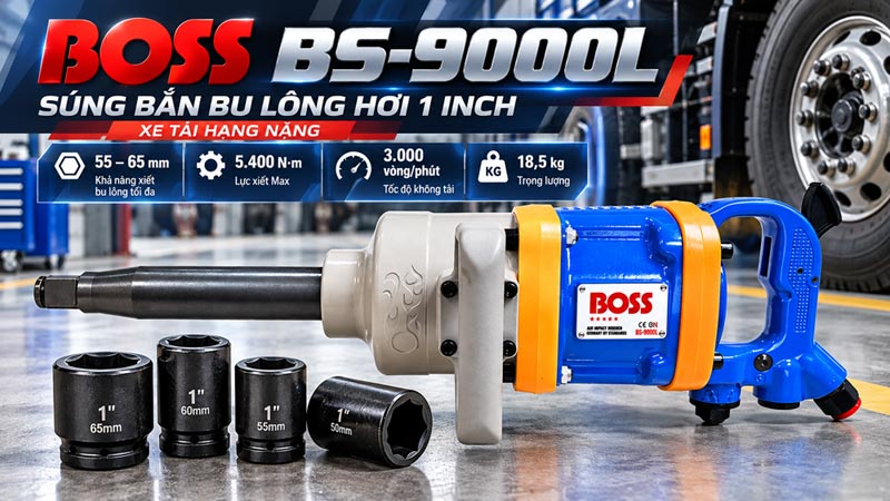 Hình ảnh súng bắn lốp xe tải 1 inch BS-9000L