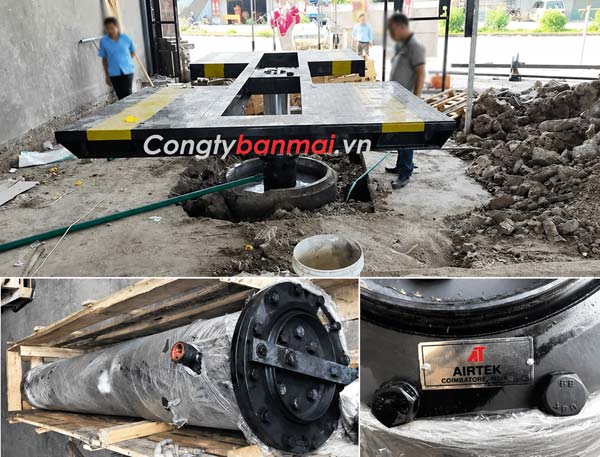 Hình ảnh thi công lăp đặt cầu rửa xe tại Phú Thọ