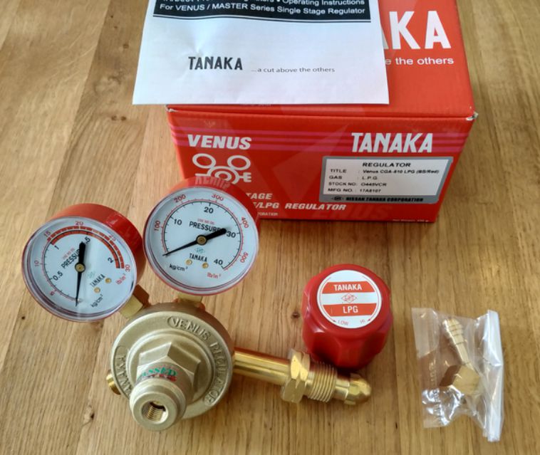 Hướng dẫn sử dụng an toàn và hiệu quả với đồng hồ Gas ( LPG ) Tanaka Venus CGA-510