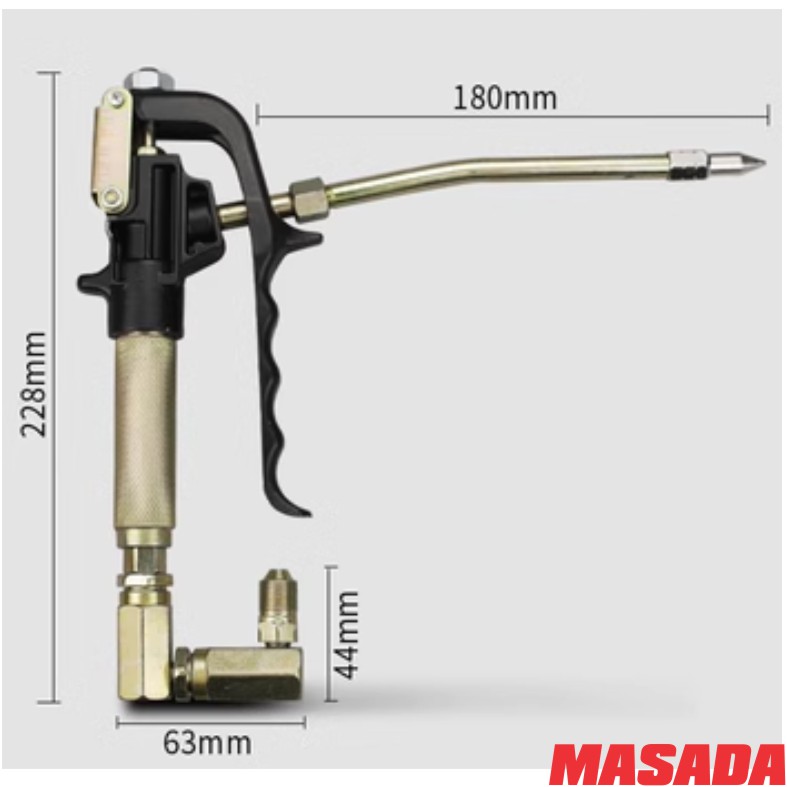 Hướng dẫn sử dụng súng bơm mỡ khí nén H-600