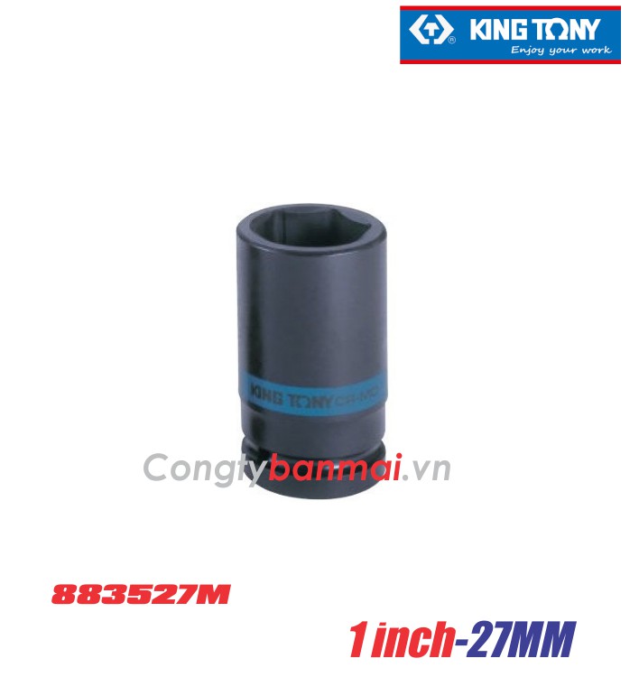 Khẩu tuýp đen 27mm 1 inch Kingtony