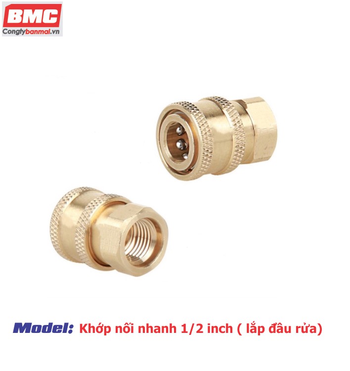 Đầu nối nhanh đầu bơm cao áp 1/2 inch