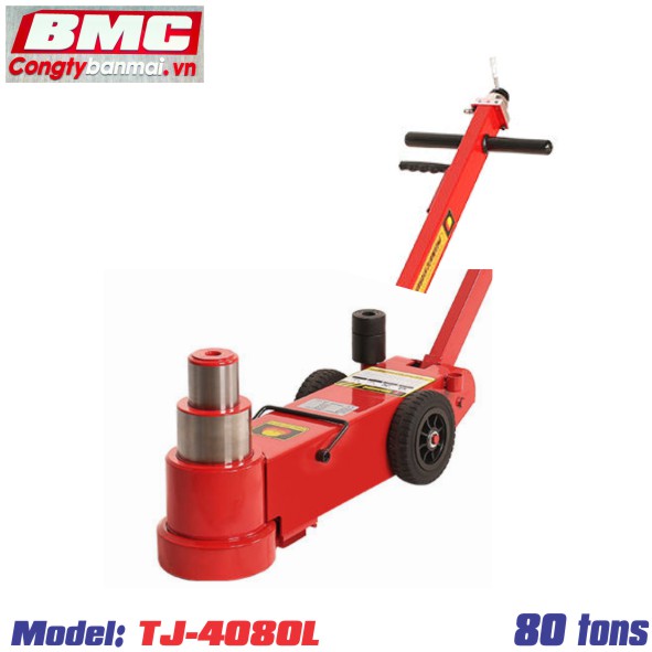 Kích cá sấu thuỷ lực thân dài 80 tấn dùng hơi TJ4080L