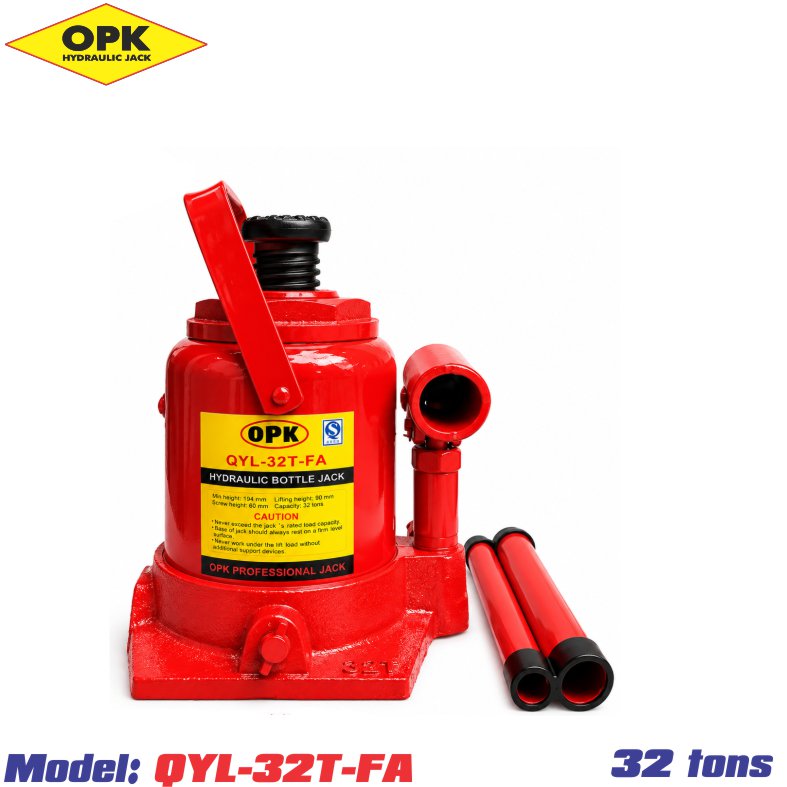 Kích con đội thủy lực 32 tấn lùn  QYL-32T-FA