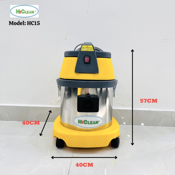 Kích thước máy hút bụi hiclean HC-15