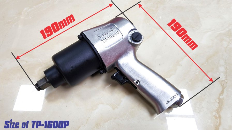 Kích thước súng siết bu lông hơi TP-1600P
