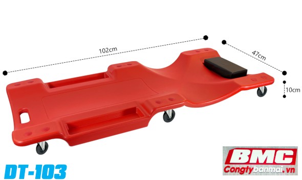 Kích thước xe chui gầm sửa chữa ô tô DT-103