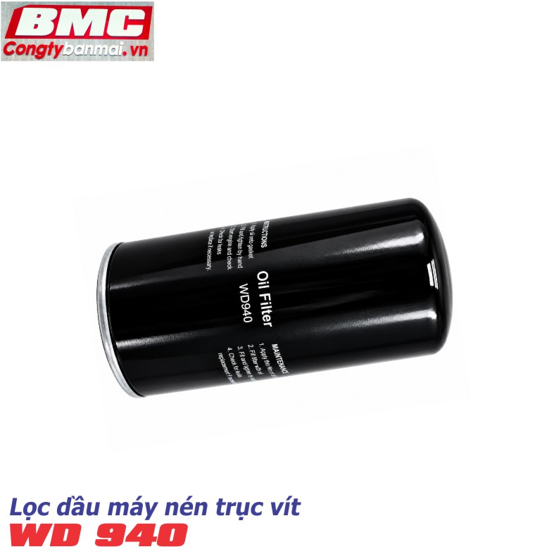 Lọc dầu WD 940 sử dụng cho máy nén trục vít