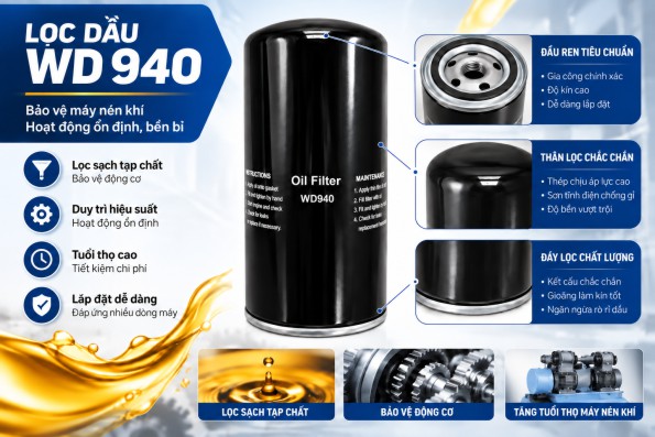 Lọc dầu WD 940