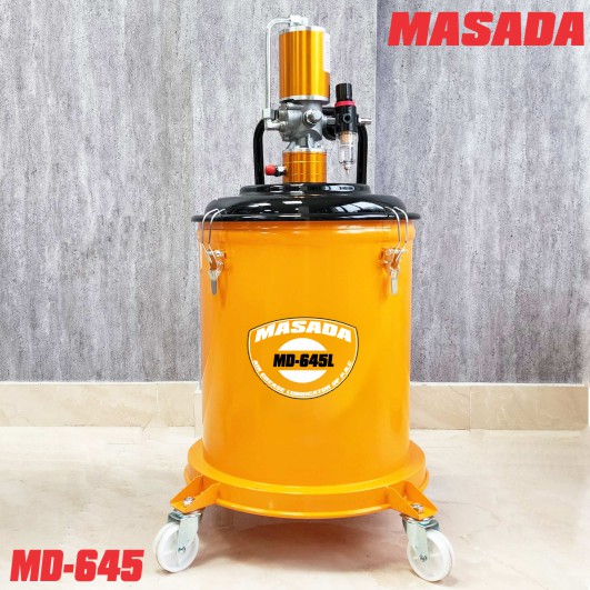 Máy bơm mỡ bằng hơi 45 lít Masada MD-645