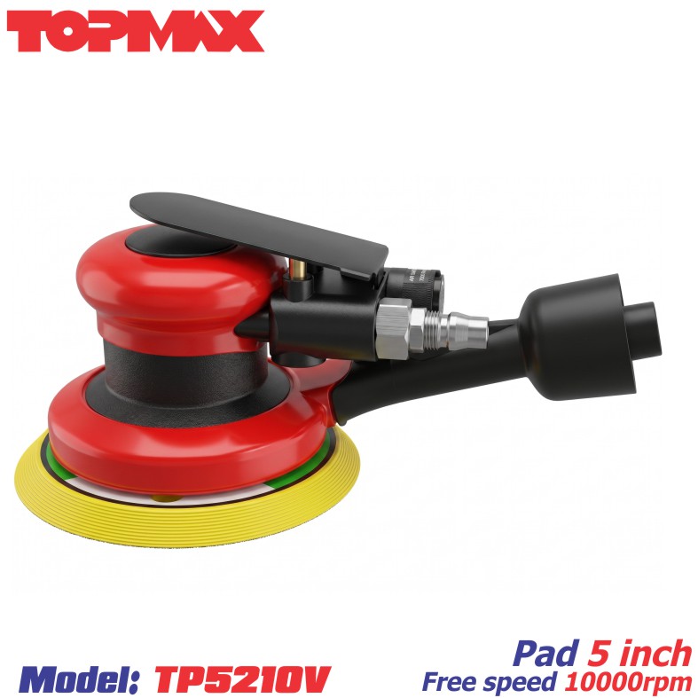 Máy chà nhám rung hơi tự hút bụi Topmax TP5210V, 5 inch