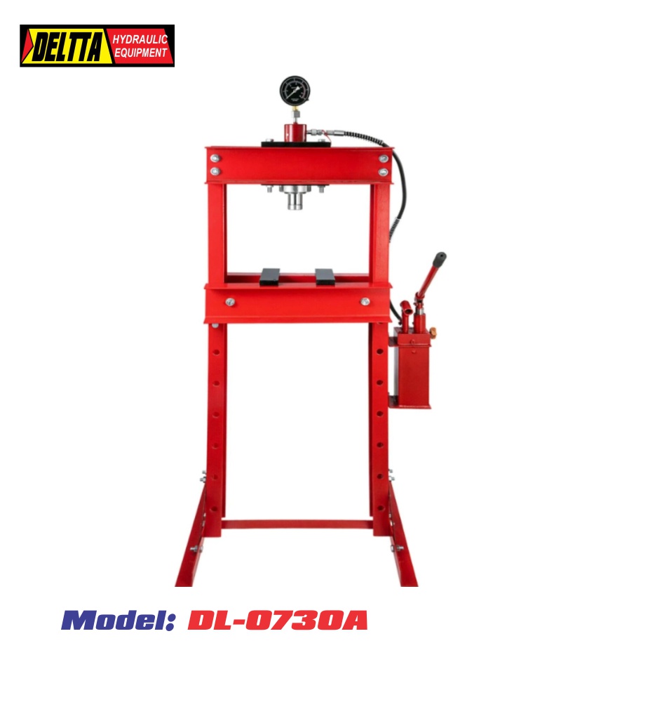 Máy ép thủy lực 30 tấn DL-0730A, Nhãn hiệu Deltta