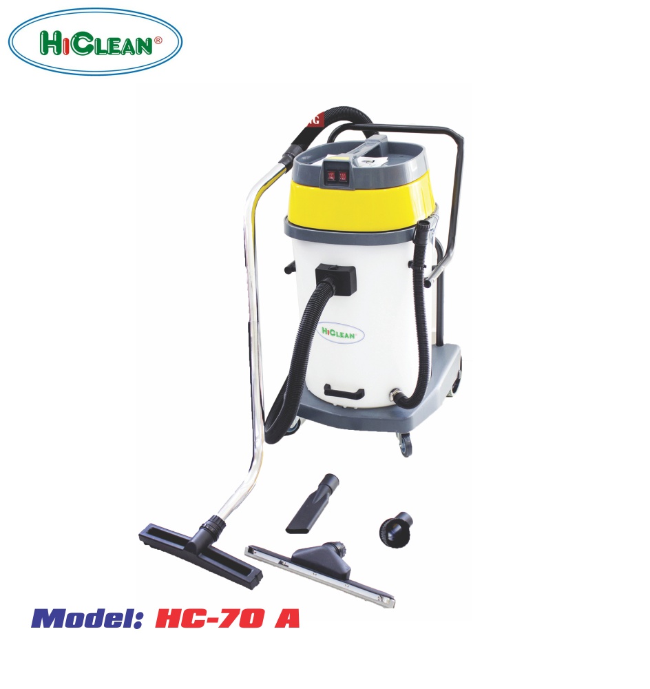 Máy hút bụi HiClean HC-70A, Dung tích 70 lít