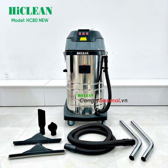 máy hút bụi công nghiệp Hiclean HC-80 new