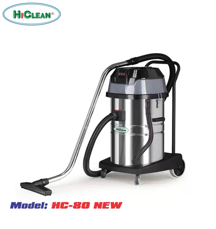 Máy hút bụi HiClean HC-80 NEW, Dung tích 80 lít