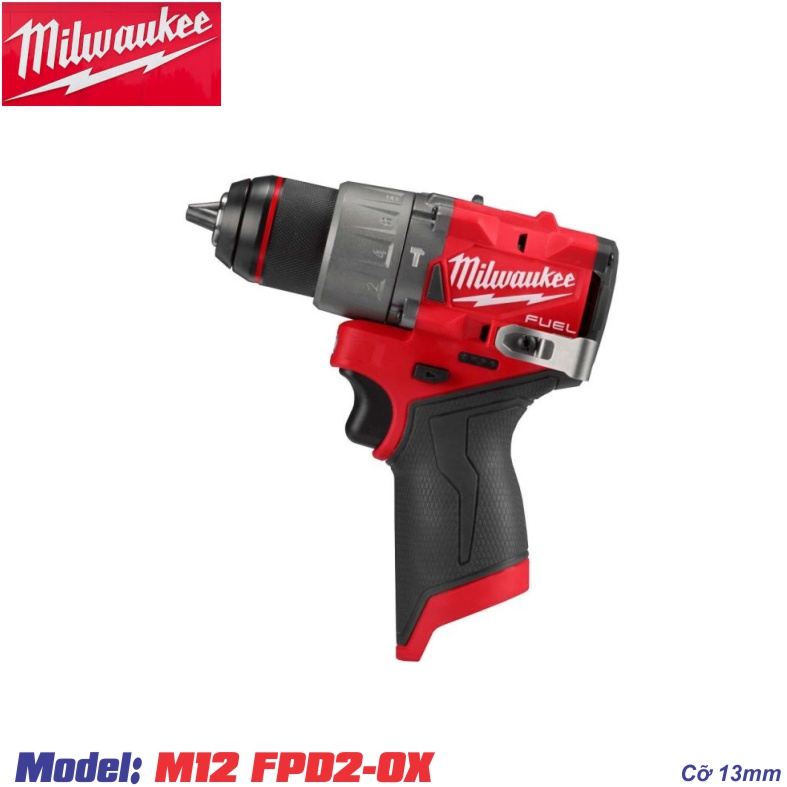 Máy khoan động lực dùng pin 12V Milwaukee M12 FPD2-0X